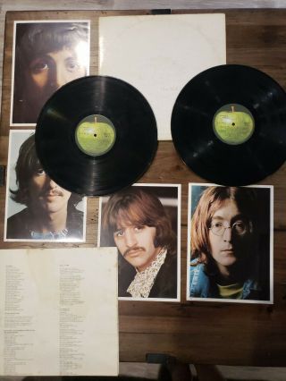 The Beatles White Album Apple Records With Pictures & Poster