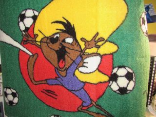 Old Stock Looney Tunes Speedy Gonzales Rug / Wall Art 22 " X 35 " Great Gift