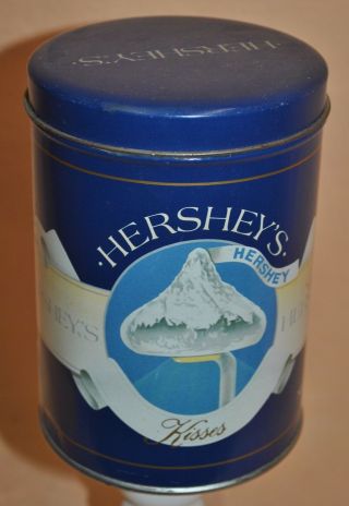 Metal Tin Can Container Christmas Gift Box With Lid Hershey 
