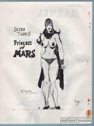 FEMALES comic fanzine RANDY H.  CRAWFORD topless superhero pinup mini - comix 1976 4