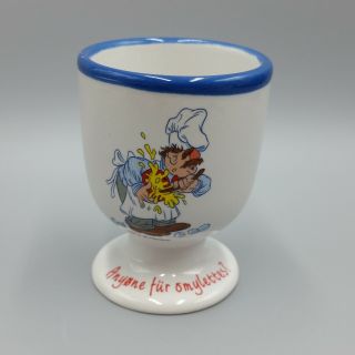 Muppets Swedish Chef Chicken Egg Cup Germany Igel