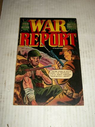 Farrell War Report 5 May 1953 Taped Cover/pages