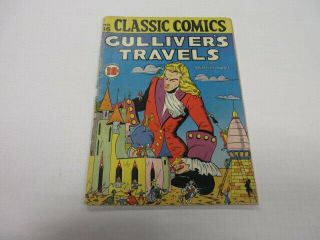 Classic Comics 16 Cullivers Travels First Edition Paperback