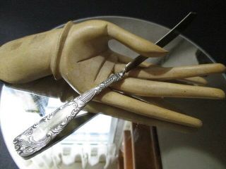 1900 St Louis England Silver Plate Twist Handle Butter Knife