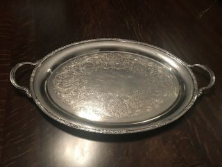 Vintage Camile International Silver Company Serving Platter 6081720