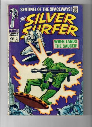 Silver Surfer 2 (vol.  1) - Grade 5.  0 - " When Lands The Saucer "
