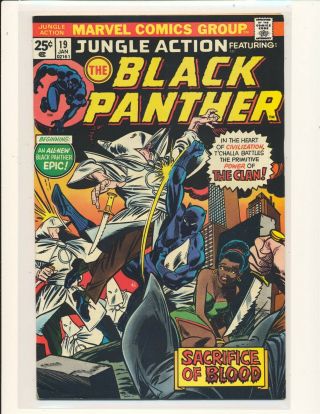 Jungle Action 19 - Black Panther Fine/vf Cond.