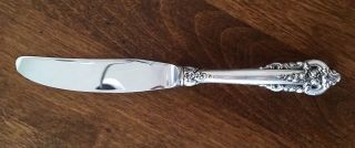 Wallace Sterling Flatware " Grand Baroque " Butter Knife 6.  5 " Silver 925