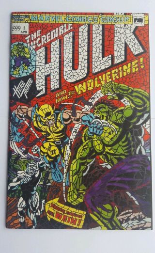 Hunt For Wolverine 1 Shattered Variant Hulk 181 Homage Marvel Comic