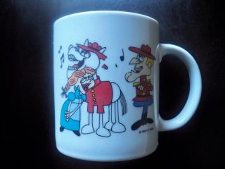 Dudley Do Right,  Nell & Horse Mug Cup 1986 2