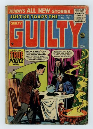 Justice Traps The Guilty 72 1955 Gd,  2.  5
