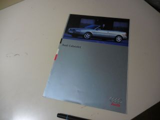 Audi Cabriolet Japanese Brochure 1996? E - 8gabck Abc