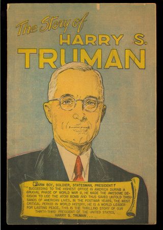 Story Of Harry S.  Truman (version A) Nn In Soti Giveaway Comic 1948 Vg -