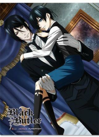 Black Butler 2 Group Wall Scroll,  33 By 44 - Inch - 84027