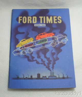 Vintage 1946 " Ford Times " Omaha Nebr.  Decker Motor Co.  Adv.  Sales Brochure