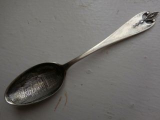 Chirstian Universtiy Canton Missouri 1912 Sterling Silver Souvenir Spoon