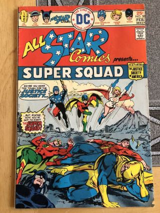 All - Star Comics 58 (jan - Feb 1976,  Dc)