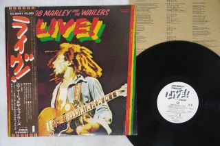 Bob Marley The Wailers Live At The Lyceum Island Ils - 80451 Japan Obi Promo Lp