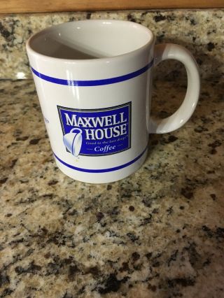 Vintage Maxwell House Coffee Mug Cup Good To The Last Drop