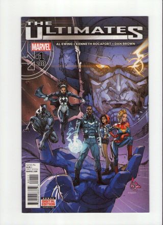 Ultimates (2015) 1 1st First Team Appearance Rumored Mcu Captain Marvel 2 Nm
