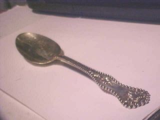 B Vintage 8 1/4 " Dominick & Haff Sterling Charles Ii Serving Spoon 62.  2 Grams