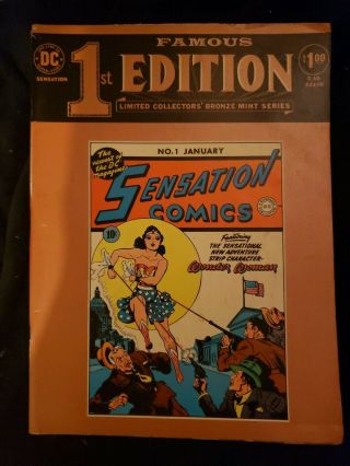 Famous First Editions C - 30 Hardcover Sensation Comics 1 W Dj Wonder Woman