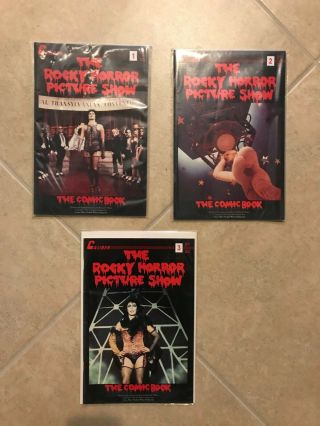 The Rocky Horror Picture Show - The Comic Book (1,  2 And 3 - - Entire Set)