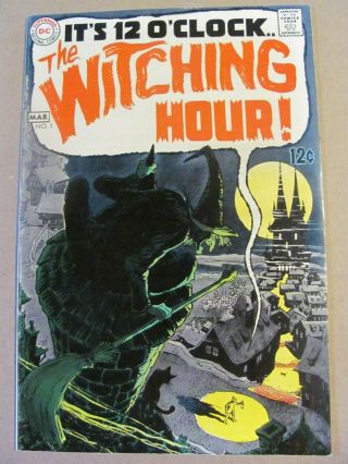 The Witching Hour 1 Dc Comics 1969 Series Early Neal Adams 9.  0 Vf/nm