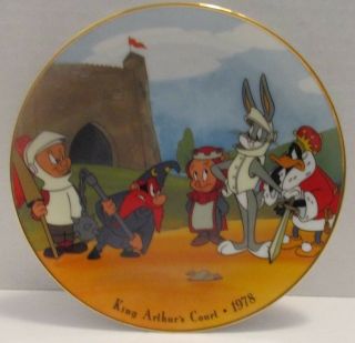 Looney Tunes Bugs Bunny In King Arthur Court Plate 1993 Warner Brothers 6 Inch