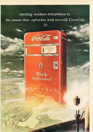 1949 Coke Coca Cola Soda Vintage Advertisement Print Art Ad K97