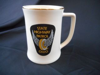 Vintage Ohio State Highway Patrol Coffee Mug By Pioneer - Liverpool,  Ohio Usa
