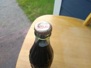 Coca Cola bottle circa 1950 ' s vintage green glass clear 2
