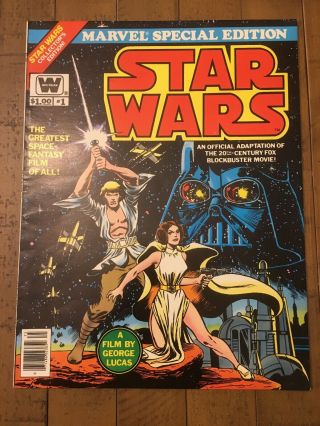 Whitman Marvel Special Edition 1977 Star Wars Vol 1 1 Gaint Comic Book