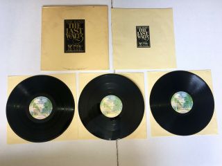 The Band The Last Waltz Triple Live Album Vinyl Record 3 Lp 1978 Vg
