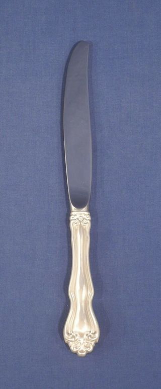 Westmoreland Sterling Silver George And Martha Washington 9 " Dinner Knife 1 Of 8