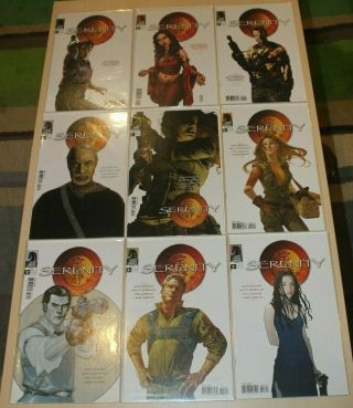 Serenity Those Left Behind (2005) 1 2 3 All 9 Variant Covers Firefly Joss Whedon