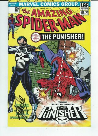 Spider - Man 129 Lionsgate Punisher Reprint 1st Signed Stan Lee W/
