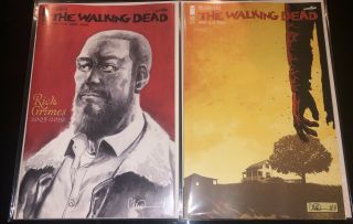Walking Dead 193 1st Print Farm House Final Issue Nm Death Rick 192 2nd Print
