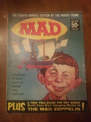 The Eighth 8th Annual Worst From Mad 1965 Complete With Zeppelin Insert