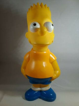The Simpsons - Bart Simpson " Coin Bank " By Street Kids/1990 Rare Yellow Shirt
