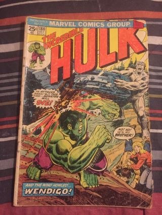 Hulk 180 1st Appearance Of Wolverine No Mvs [marvel Comics]