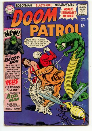 Jerry Weist Estate: The Doom Patrol 99 (dc 1962) Vg No Res
