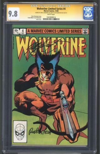 Wolverine Limited Series 4 - Cgc 9.  8 - Signed - Claremont/rubenstein 1043909014