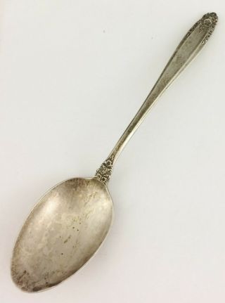 Large Antique 925 American Sterling Silver Soup Spoon - International Prelude