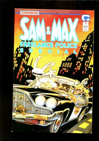 Sam & Max 1 (9.  2) Freelance Police Special Comico (b012)