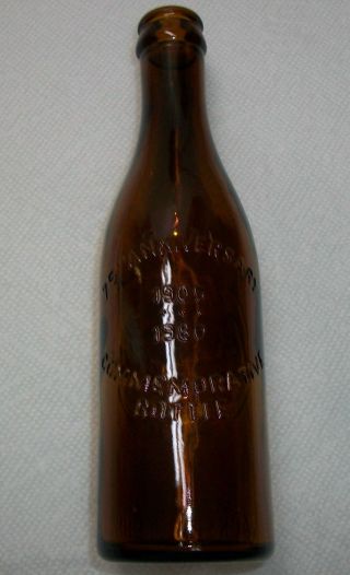 Vintage 1980 Jackson,  Tennessee Amber 75th Coca Cola Bottle.