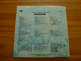 WOODSTOCK 3 RECORD SET GERMAN PRESS ATLANTIC NM LP 2