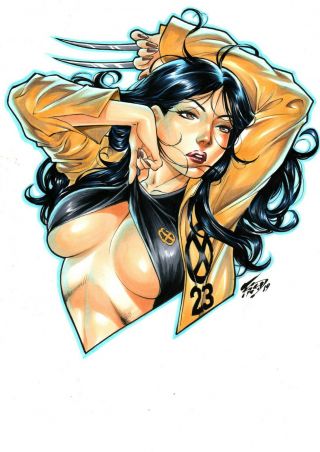 Kitty Pryde (09 " X12 ") By Fred Benes - Ed Benes Studio