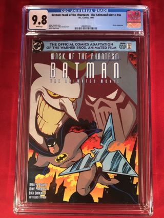 Batman Mask Of The Phantasm: The Animated Movie 1 Cgc 9.  8 Rare