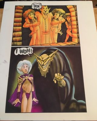 Elflord 17 Page 21 Art By Barry Blair 14x17 Aircel Comics